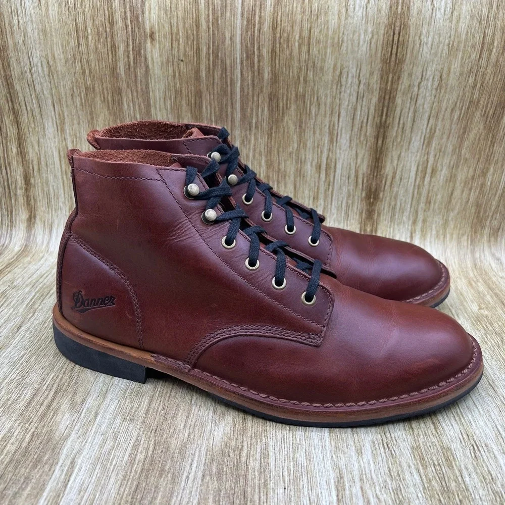 Danner Jack II Boot Men's Size 11 EE Wide Dark Coffee Leather Lace Up 34342